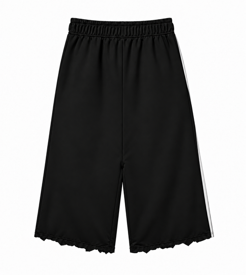 Generated rear design mockup of TGT cropped sweats